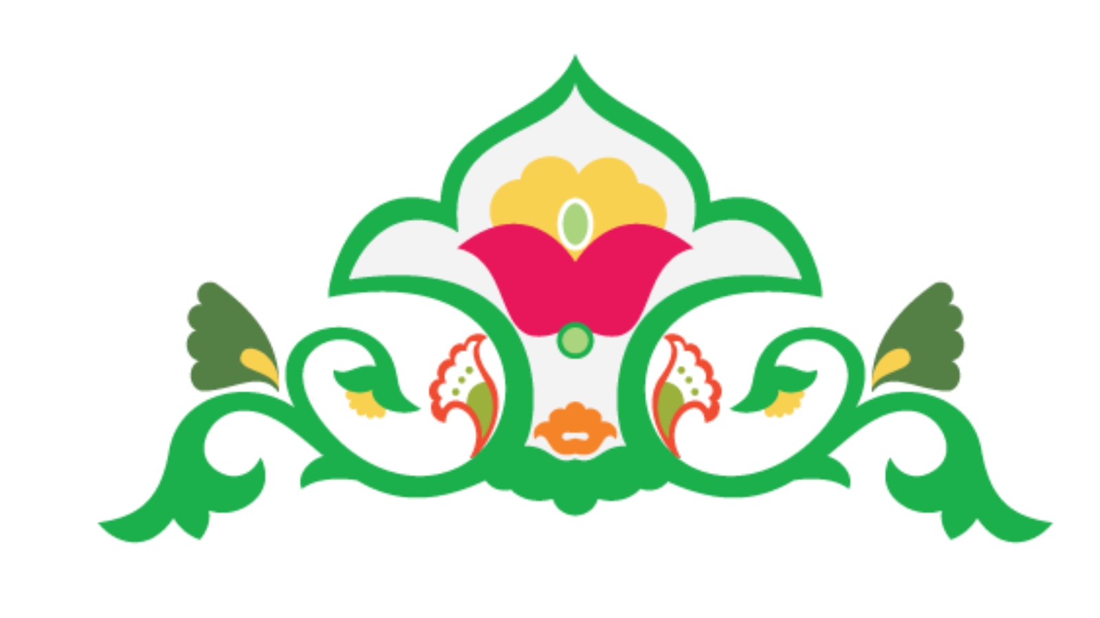 Татарский национальный орнамент тюльпан